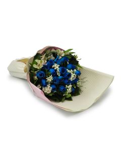 Blue Rose flower bouquet